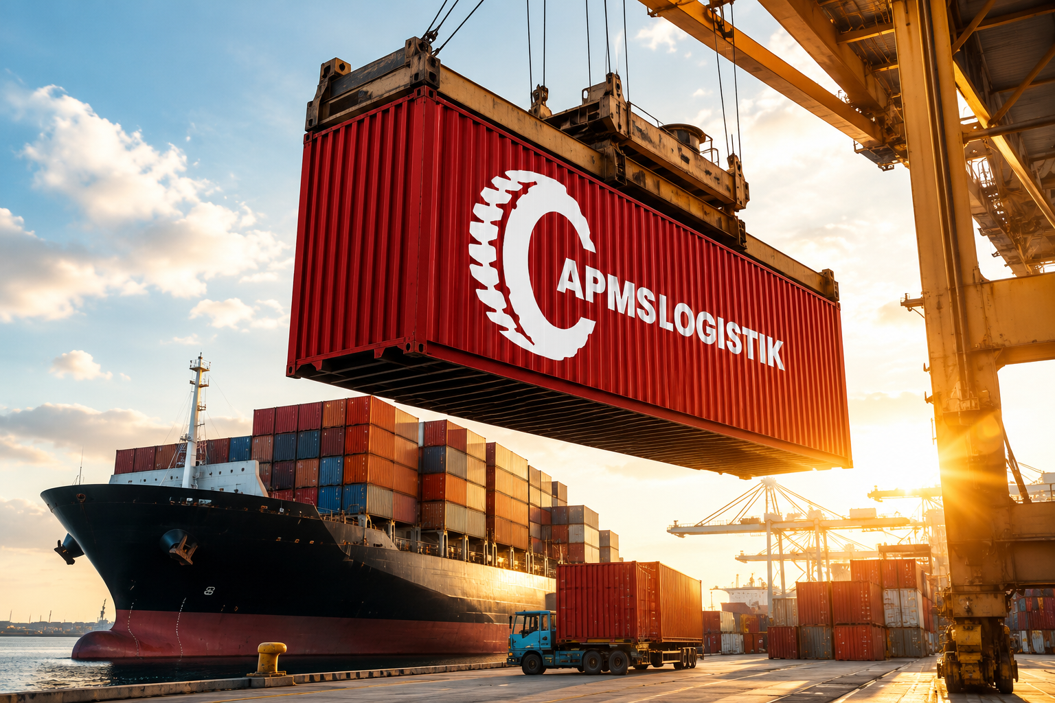 Ilustrasi Ekspor Impor Container