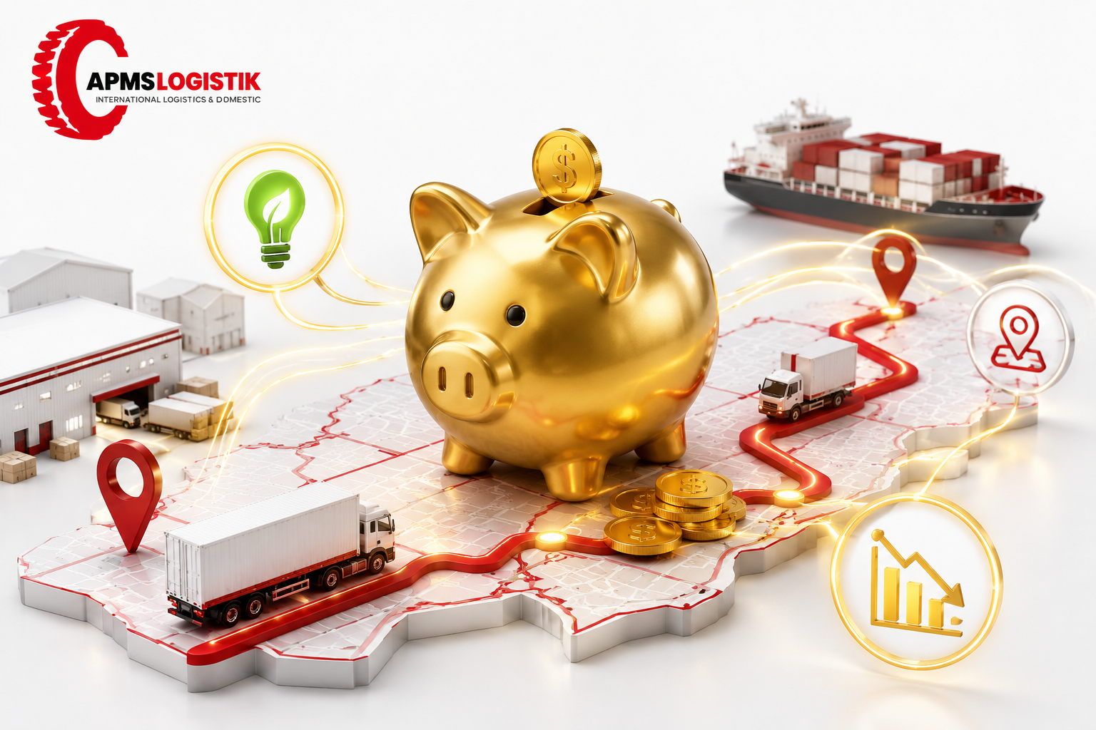 Ilustrasi Tips Menghemat Biaya Logistik